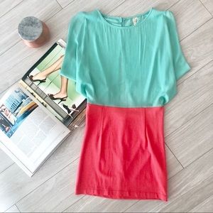 3/$10 Multi-colored Mini Dress